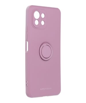 Силиконов калъф гръб Roar Amber Case Xiaomi Mi 11 Lite - лилав