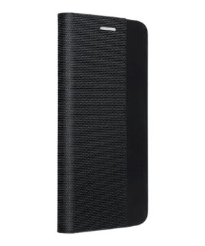 Кожен калъф тефтер / Sensitive book / Xiaomi Redmi 10 - черен