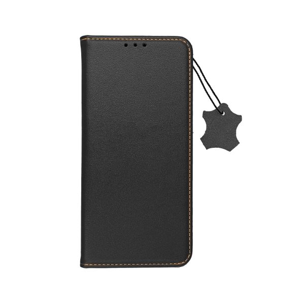 Кожен калъф тефтер / Smart Pro book / Xiaomi Redmi 9A - черен