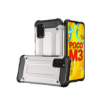 Хибриден калъф гръб Armor Case Xiaomi Redmi Note 10 5G / Poco M3 Pro - сив