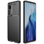 Силиконов калъф гръб Auto Focus Carbon Case Xiaomi 12 - черен