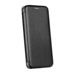 Кожен калъф тефтер / Elegance book / Xiaomi Redmi 9 - черен