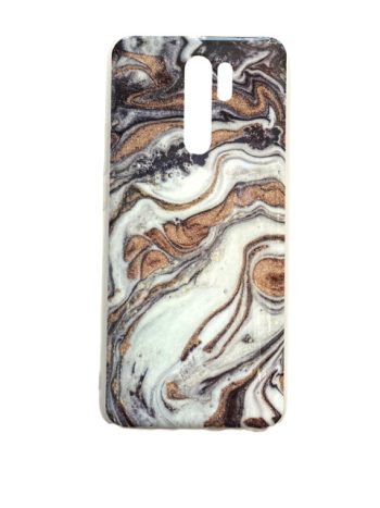 Силиконов калъф гръб Marble Glitter Xiaomi Redmi 9 - Design-1