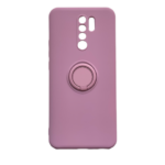 Силиконов калъф гръб Ring Case Xiaomi Redmi 9 - виолетов