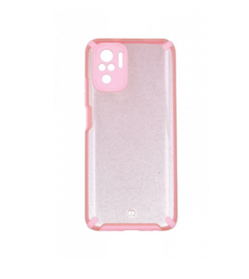 Хибриден калъф гръб Armor Glitter Case Xiaomi Redmi Note 10 - розов