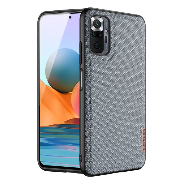 Силиконов калъф гръб Dux Ducis Fino Case Xiaomi Redmi Note 10 Pro - сив