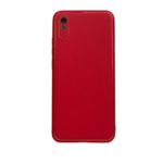 Силиконов калъф гръб с кожа Luxury Case Xiaomi Redmi 9A - червен
