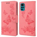 motorola-moto-g22-moto-e32-book-type-rozov-s-cvetq-i-peperudi