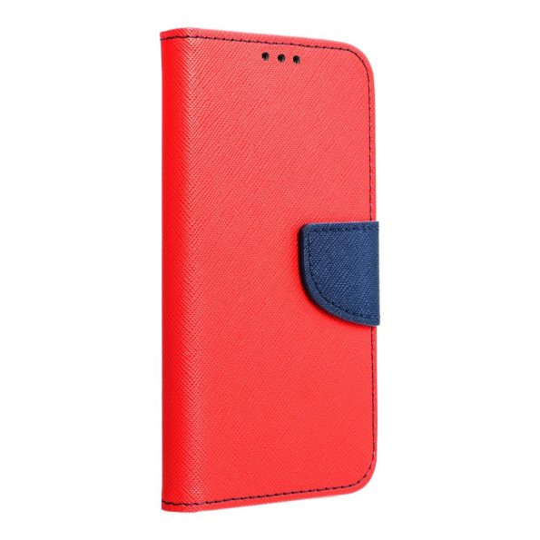 Кожен калъф тефтер / Fancy book / Xiaomi Redmi 10C - червен