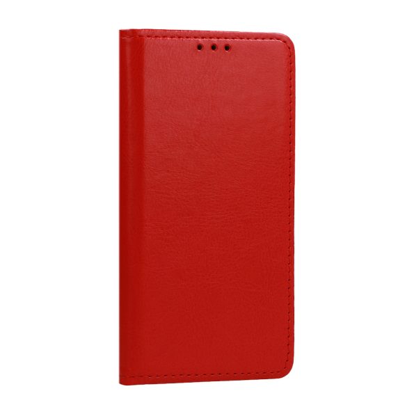 Кожен калъф тефтер / Book special case / Xiaomi Redmi 9 - червен