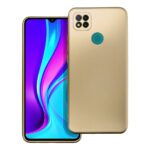 Силиконов калъф гръб Metallic Case Xiaomi Redmi 9C - златен