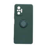 Силиконов калъф гръб Ring Case Xiaomi Redmi Note 10 Pro - зелен
