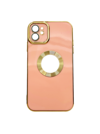 Силиконов калъф гръб Beauty Case iPhone 11 - розов