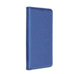 Кожен калъф тефтер / smart book magnet / Xiaomi Redmi 10 - син
