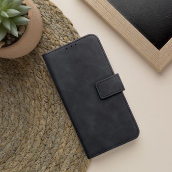 Кожен калъф тефтер / Tender book / Xiaomi Redmi 10 - черен