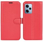 Кожен калъф тефтер / book type / Xiaomi Redmi Note 12 Pro 5g / Poco X5 Pro 5G - червен