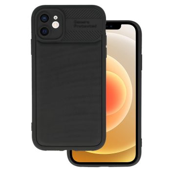 Силиконов калъф гръб Camera Protected Case iPhone 11 - черен