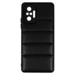 Силиконов калъф гръб с кожа Leather 3D Case Xiaomi Redmi Note 10 Pro - Design-2-черен