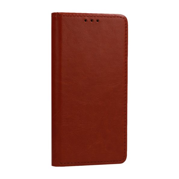 Кожен калъф тефтер / Book Special Case / Xiaomi Redmi Note 12 5g / Poco X5 5G - кафяв