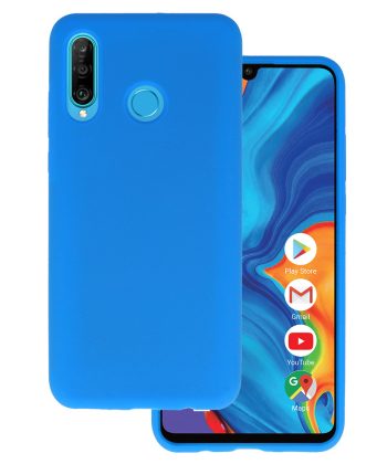 Силиконов калъф гръб TT Silicone Lite Case Huawei P30 Lite - син
