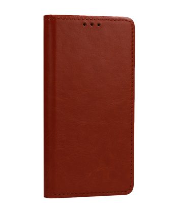 Кожен калъф тефтер / Book Special Case / Samsung Galaxy S24 - кафяв