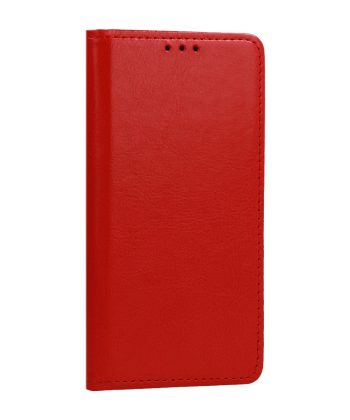 Кожен калъф тефтер / Book Special Case / Samsung Galaxy S24 - червен