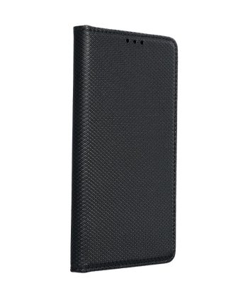 Кожен калъф тефтер / Smart book magnet / Samsung Galaxy S24 - черен