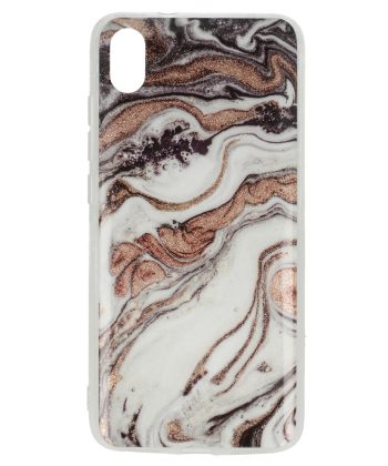 Силиконов калъф гръб Marble Glitter Case Xiaomi Redmi 7A - Design-1