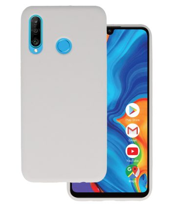 Силиконов калъф гръб TT Silicone Lite Case Huawei P30 Lite - titanium
