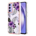 Силиконов калъф гръб IMD Case Samsung Galaxy A16 - лилави цветя