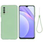 Силиконов калъф гръб Liquid Silicone Case Xiaomi Redmi 9T - зелен